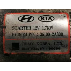 Recambio de motor arranque para hyundai ix35 classic 2wd referencia OEM IAM 361002A800  